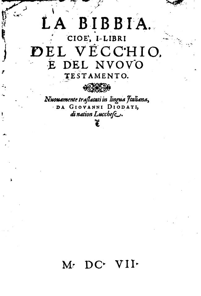 Diodati - 1607