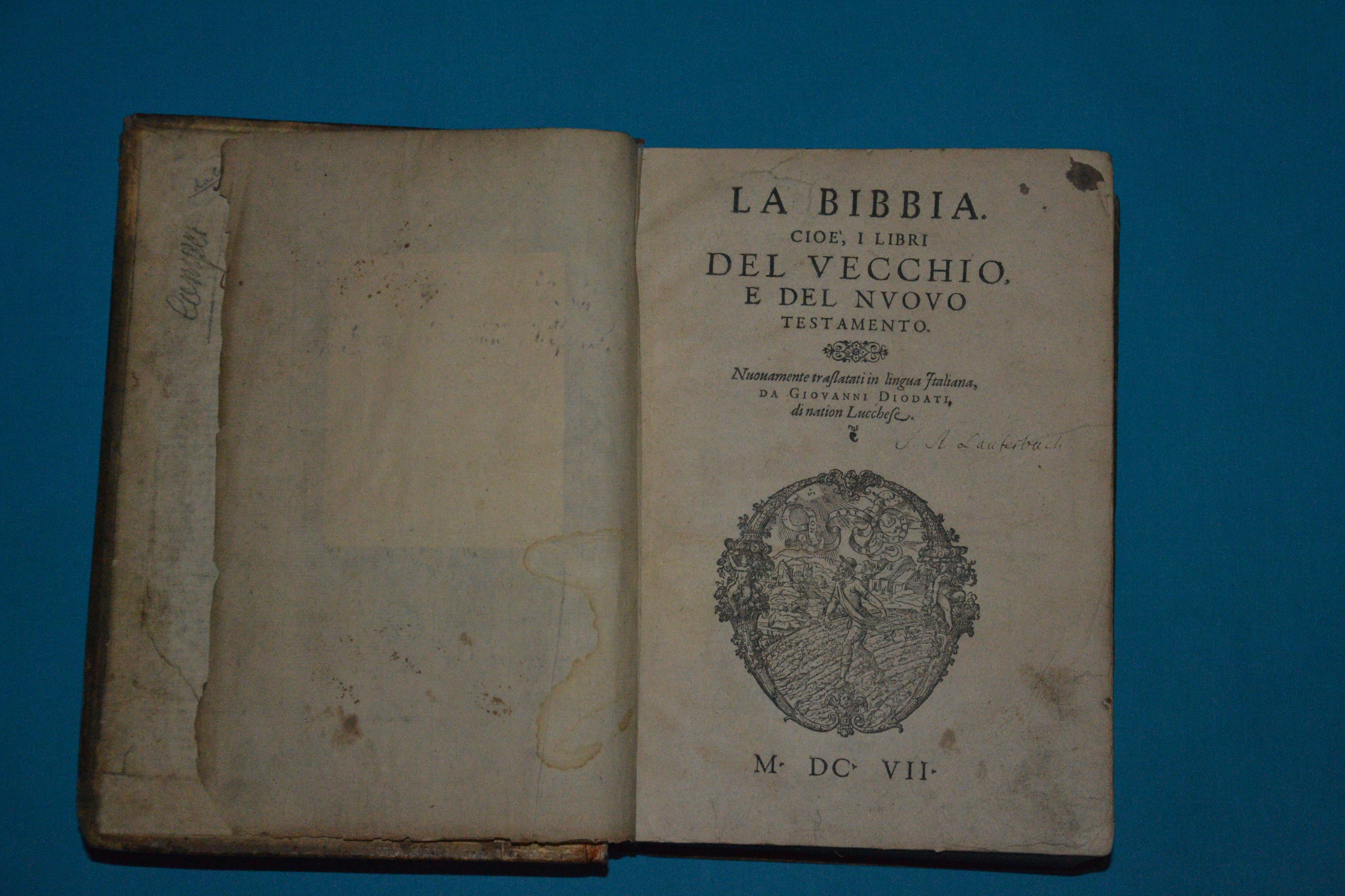 Bibbia - La traduzione originale di Giovanni Diodati in pdf - Anno 1641